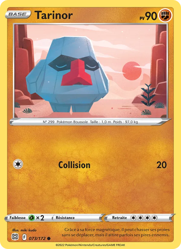 Carte Pokémon Tarinor de l'extension Stars Étincelantes