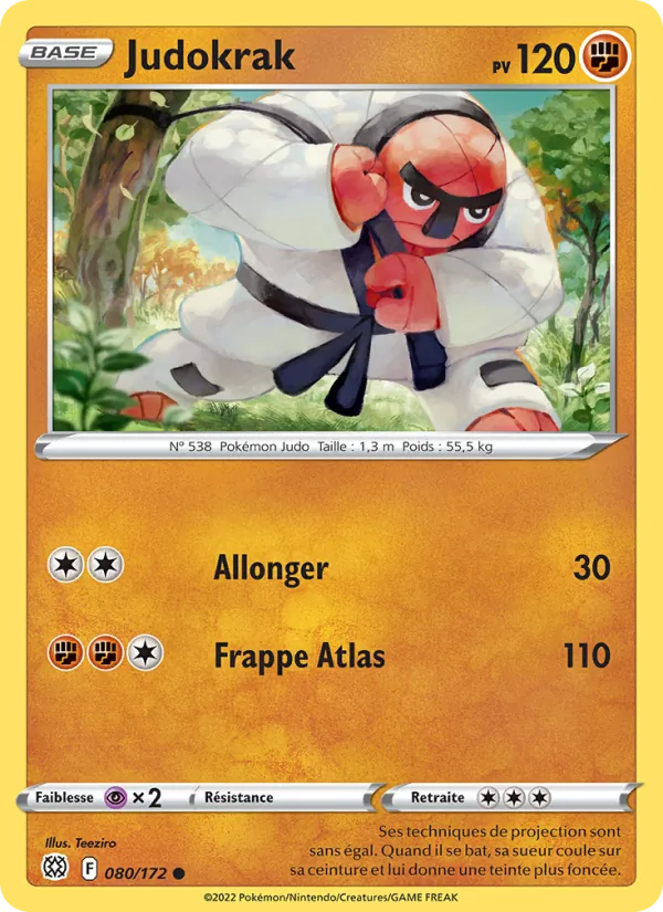 Carte Pokémon Judokrak de l'extension Stars Étincelantes