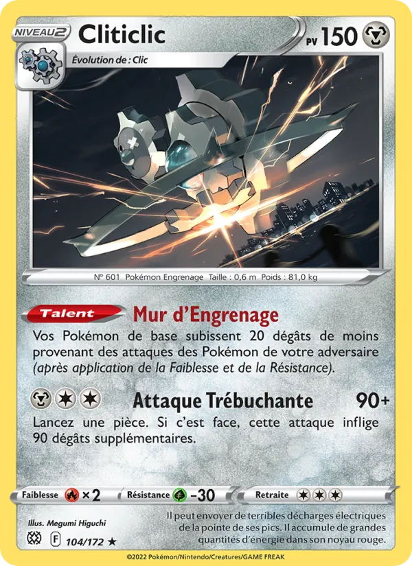 Carte Pokémon Cliticlic de l'extension Stars Étincelantes