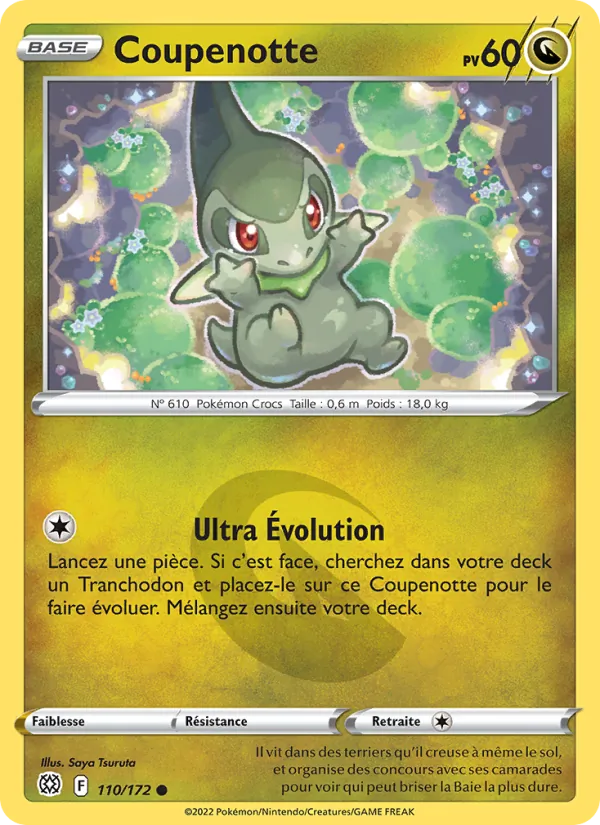 Carte Pokémon Coupenotte de l'extension Stars Étincelantes