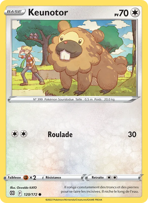 Carte Pokémon Keunotor de l'extension Stars Étincelantes
