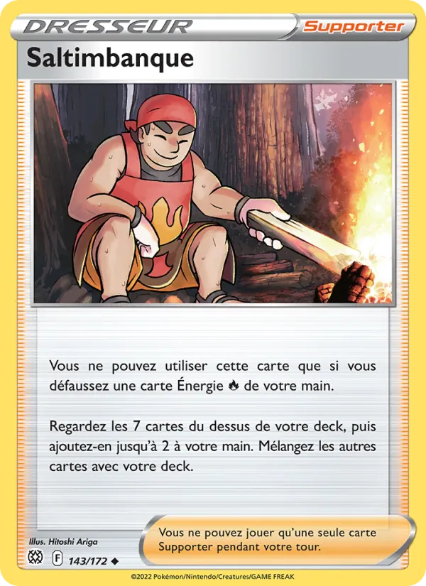 Carte Pokémon Saltimbanque de l'extension Stars Étincelantes