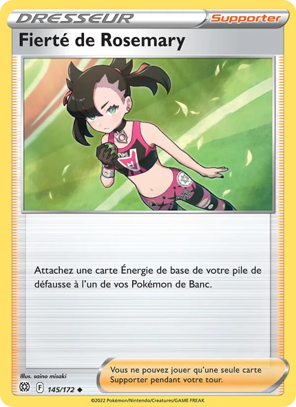 Carte Pokémon Fierté de Rosemary de l'extension Stars Étincelantes