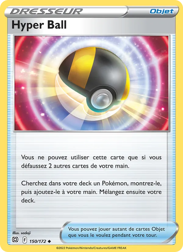 Carte Pokémon Hyper Ball de l'extension Stars Étincelantes