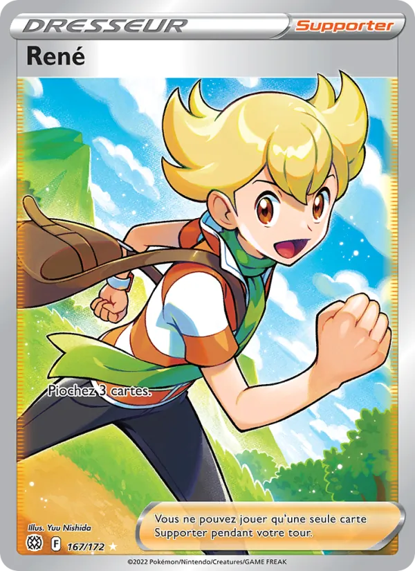 Carte Pokémon René de l'extension Stars Étincelantes