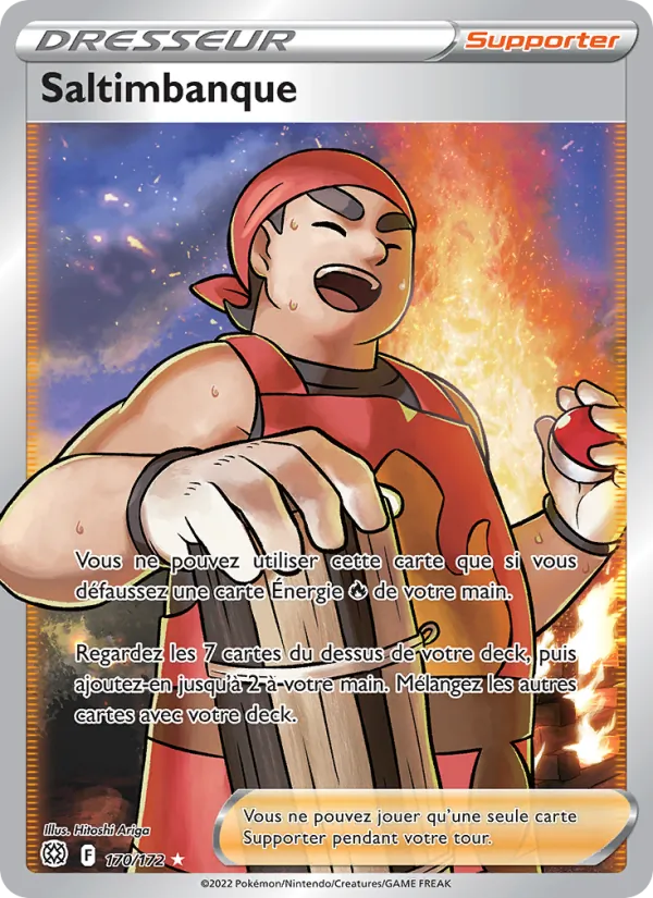 Carte Pokémon Saltimbanque de l'extension Stars Étincelantes