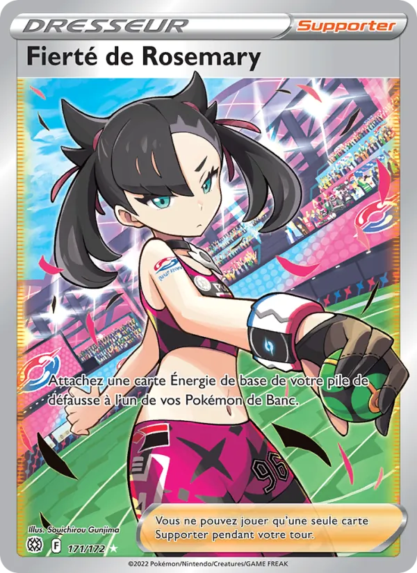 Carte Pokémon Fierté de Rosemary de l'extension Stars Étincelantes