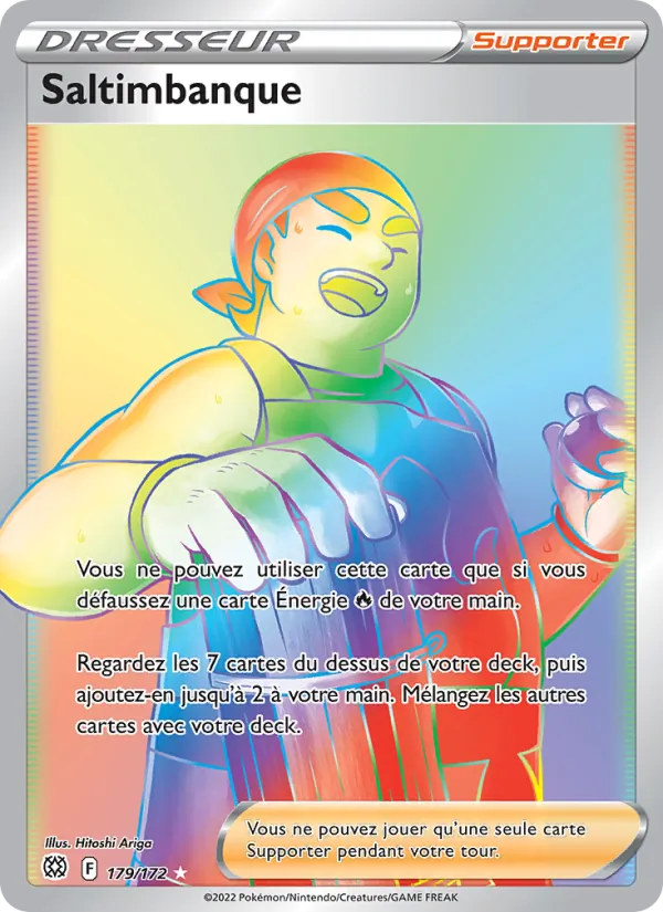 Carte Pokémon Saltimbanque de l'extension Stars Étincelantes