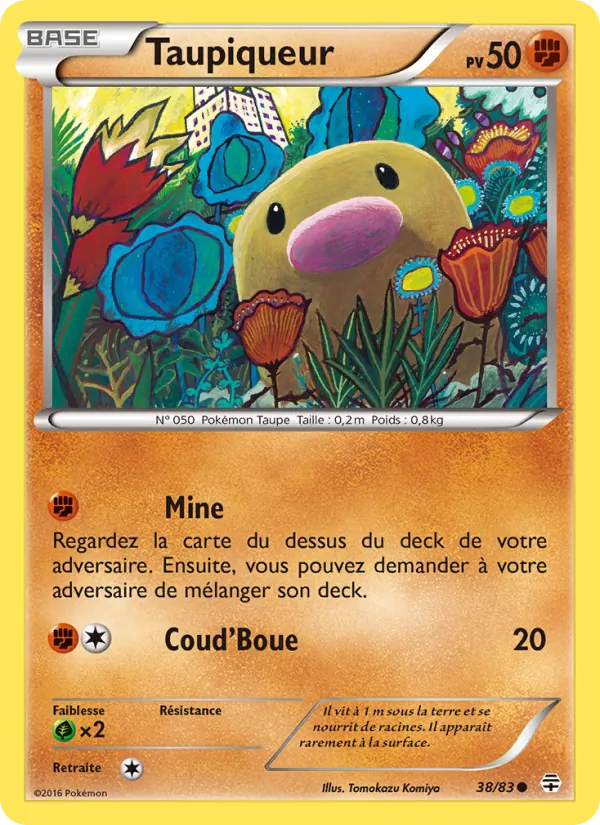 Carte Pokémon Taupiqueur de l'extension Générations
