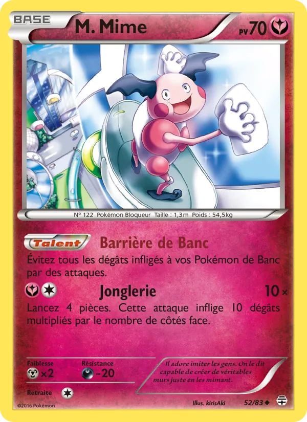 Carte Pokémon M. Mime de l'extension Générations