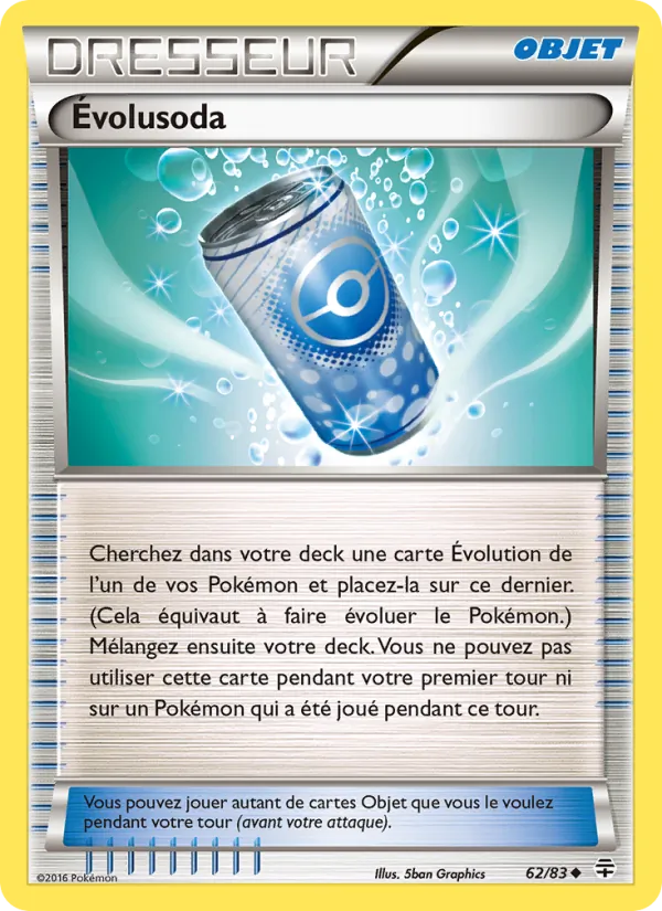 Carte Pokémon Évolusoda de l'extension Générations