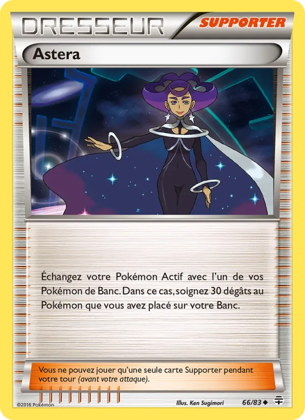 Carte Pokémon Astera de l'extension Générations
