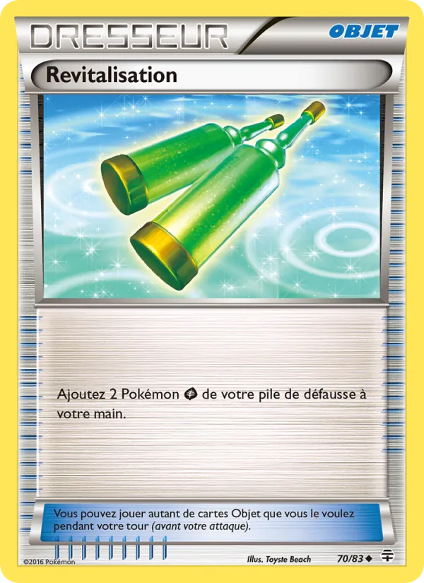 Carte Pokémon Revitalisation de l'extension Générations
