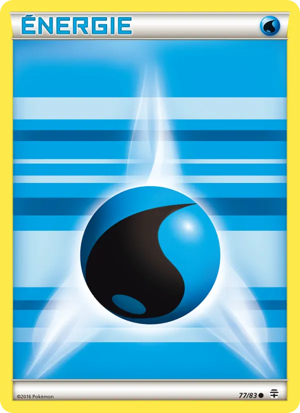 Carte Pokémon Énergie Water de base de l'extension Générations