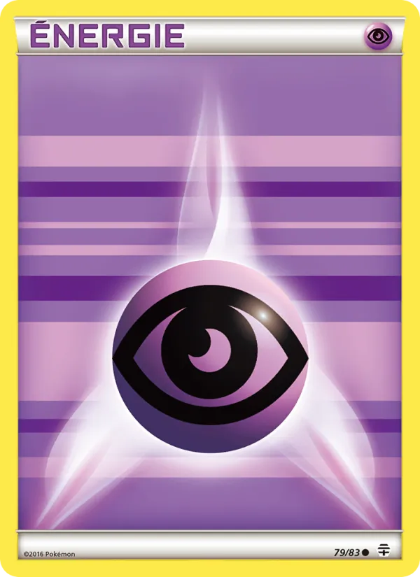 Carte Pokémon Énergie Psychic de base de l'extension Générations