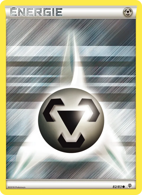Carte Pokémon Énergie Metal de base de l'extension Générations