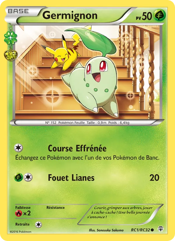 Carte Pokémon Germignon de l'extension Générations