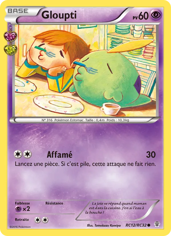 Carte Pokémon Gloupti de l'extension Générations