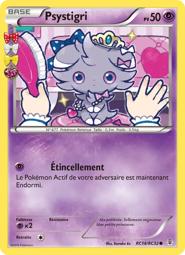 Carte Pokémon Psystigri de l'extension Générations