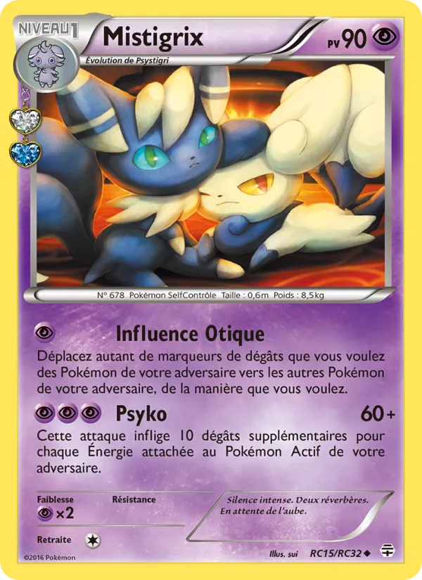 Carte Pokémon Mistigrix de l'extension Générations