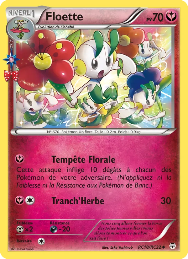 Carte Pokémon Floette de l'extension Générations