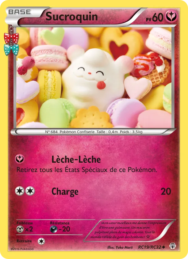 Carte Pokémon Sucroquin de l'extension Générations