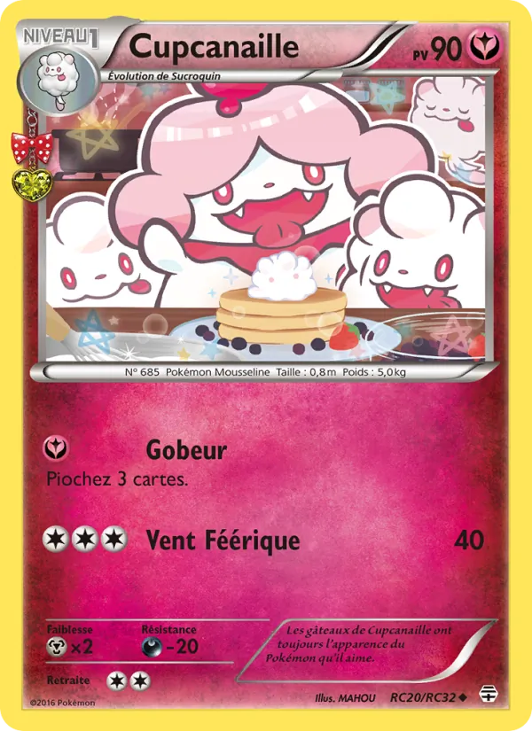 Carte Pokémon Cupcanaille de l'extension Générations