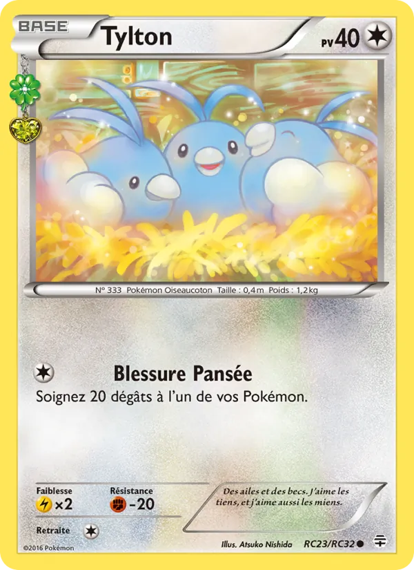 Carte Pokémon Tylton de l'extension Générations