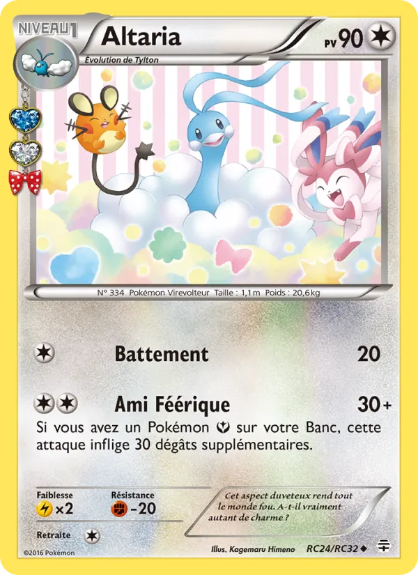 Carte Pokémon Altaria de l'extension Générations