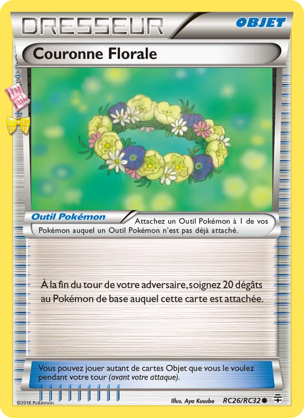 Carte Pokémon Couronne Florale de l'extension Générations
