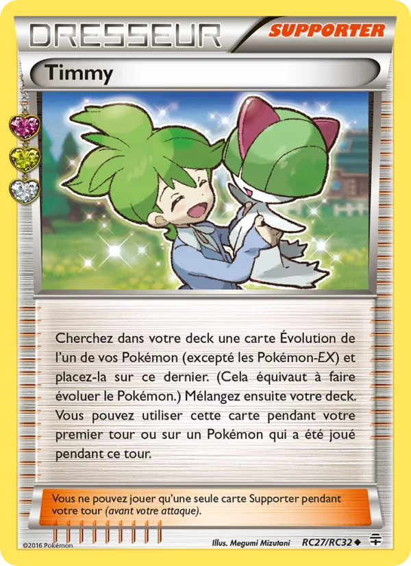Carte Pokémon Timmy de l'extension Générations