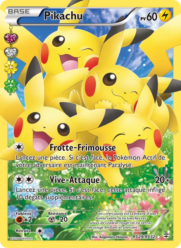 Carte Pokémon Pikachu de l'extension Générations