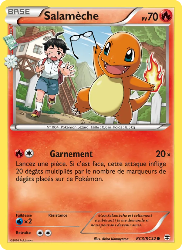 Carte Pokémon Salamèche de l'extension Générations
