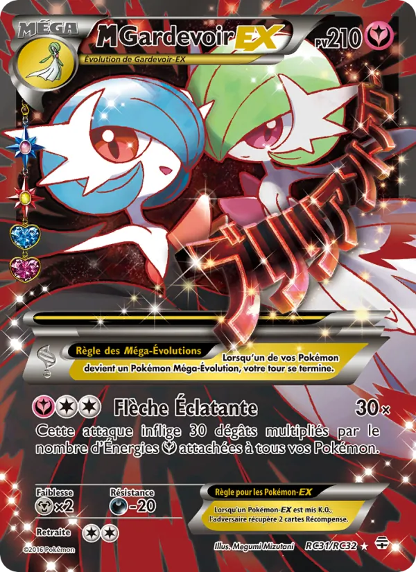 Carte Pokémon M-Gardevoir-EX de l'extension Générations