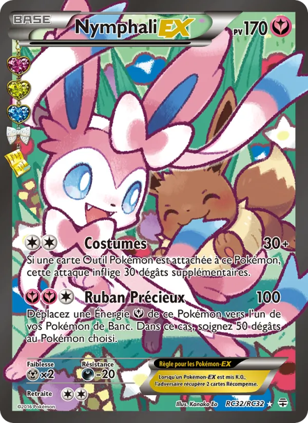 Carte Pokémon Nymphali-EX de l'extension Générations