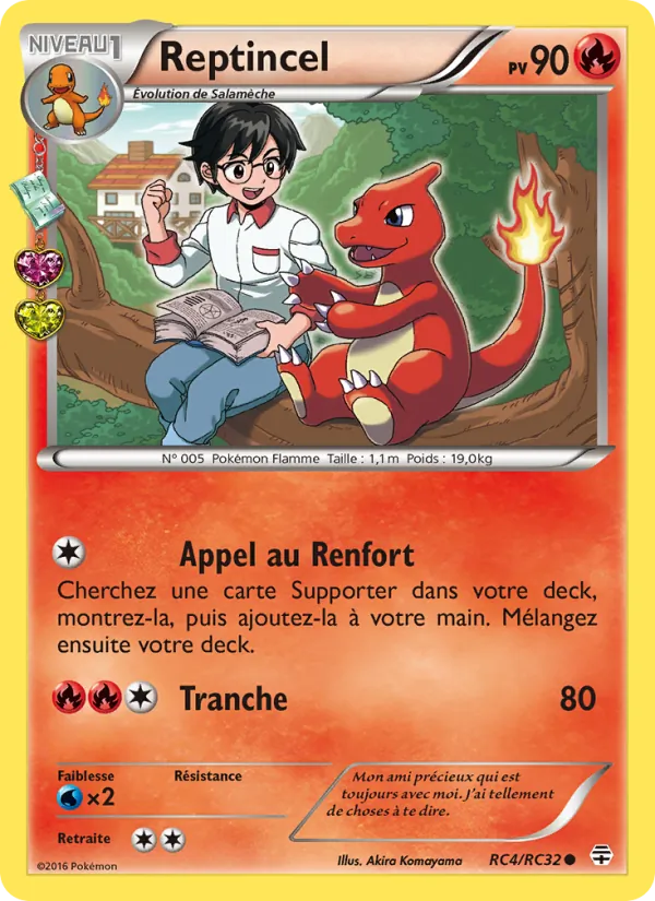 Carte Pokémon Reptincel de l'extension Générations