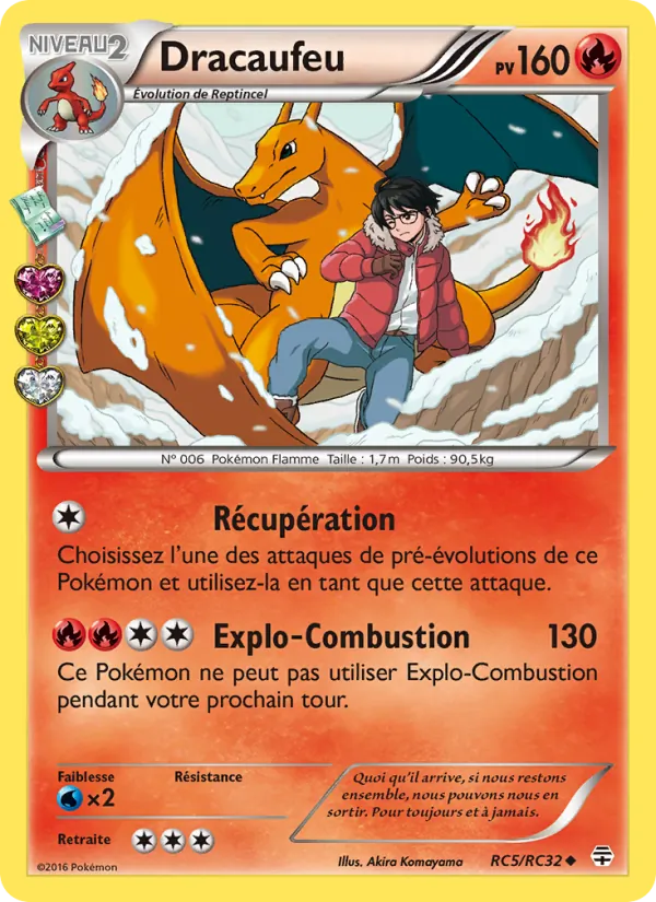 Carte Pokémon Dracaufeu de l'extension Générations