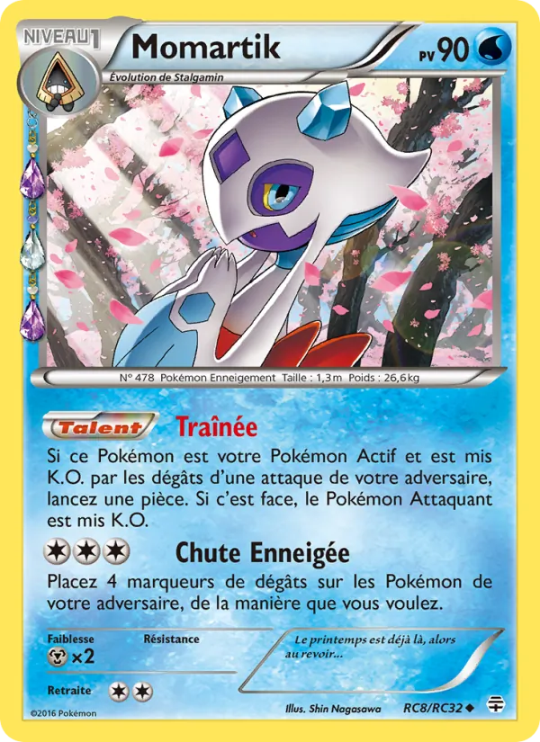 Carte Pokémon Momartik de l'extension Générations