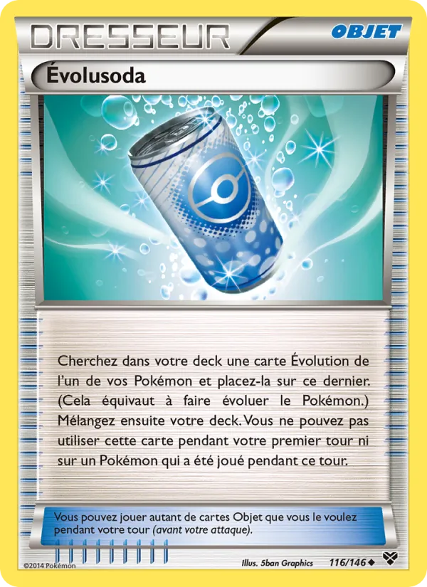 Carte Pokémon Évolusoda de l'extension XY