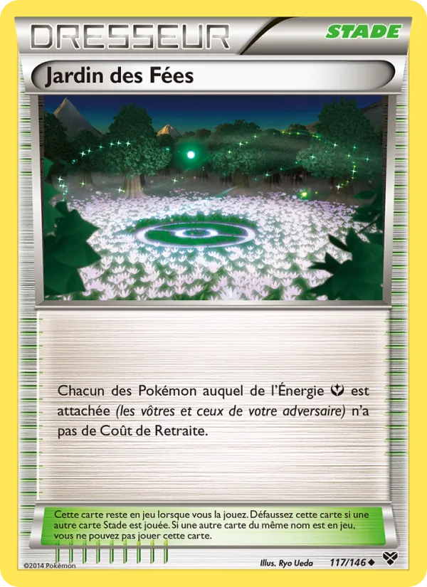 Carte Pokémon Jardin des Fées de l'extension XY