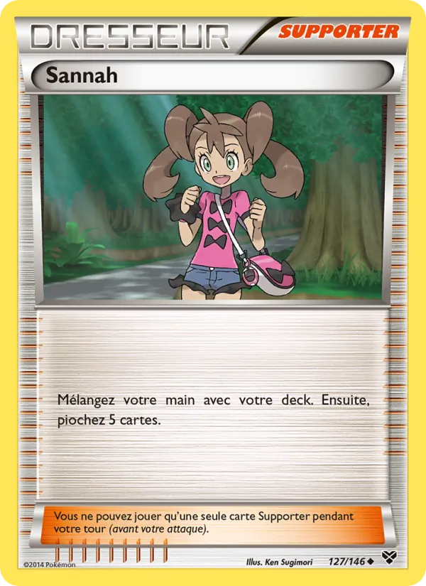 Carte Pokémon Sannah de l'extension XY