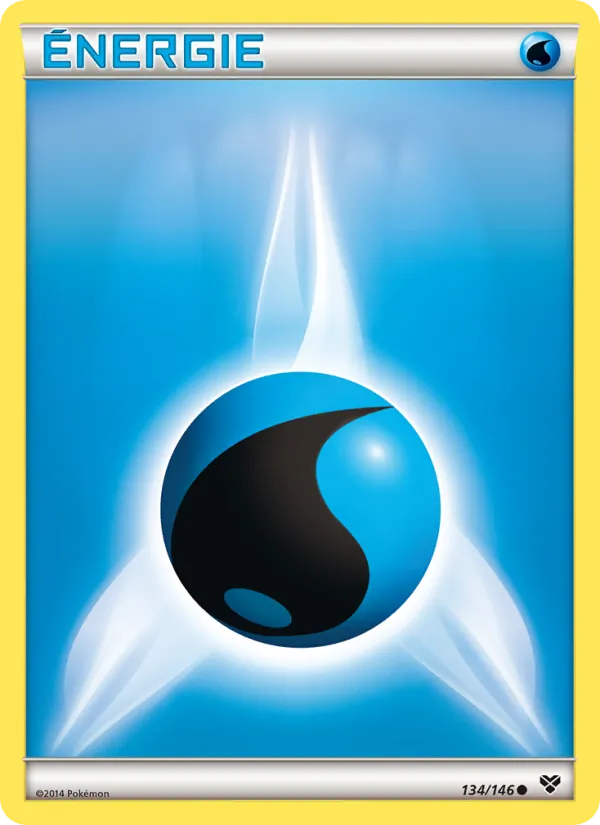 Carte Pokémon Énergie Eau de l'extension XY