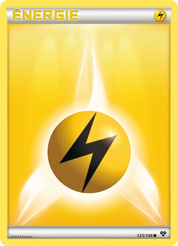 Carte Pokémon Énergie Electrik de l'extension XY