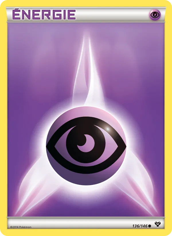 Carte Pokémon Énergie Psy de l'extension XY