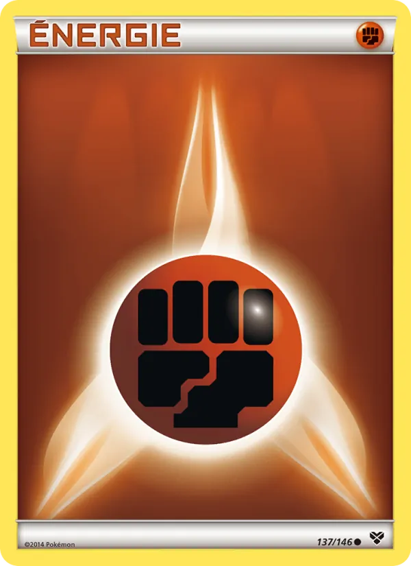 Carte Pokémon Énergie Combat de l'extension XY