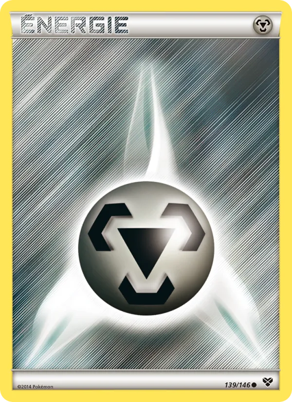 Carte Pokémon Énergie Métal de l'extension XY