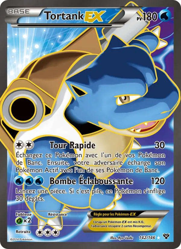 Carte Pokémon Tortank EX de l'extension XY
