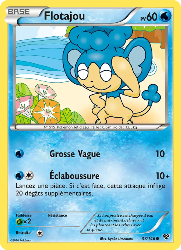 Carte Pokémon Flotajou de l'extension XY