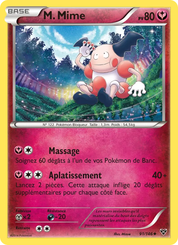 Carte Pokémon M. Mime de l'extension XY