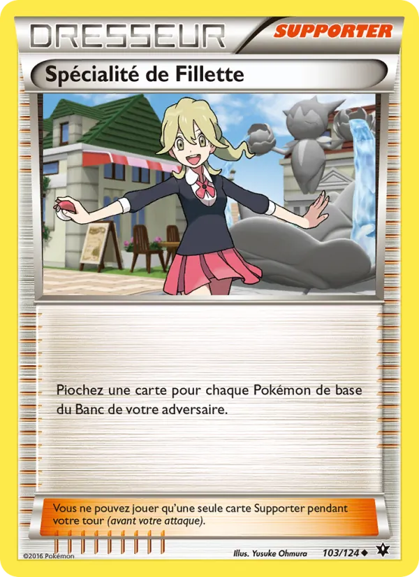 Carte Pokémon Spécialité de Fillette de l'extension Impact des Destins
